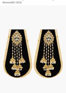 Luxor gold plated Jhumka Earrings