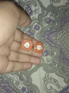 Blue Jhumka Earrings