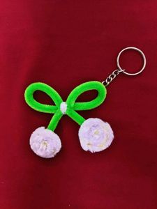 Cute Cherry Keychain