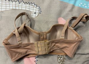 Strapless Comfortable Beige Bra