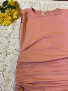Sleeveless Ruched Bodycon Dress