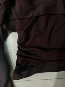 Savana Chic Brown Batwing Sleeve Top