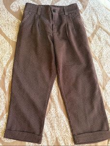 Brown Polka Dot Capris