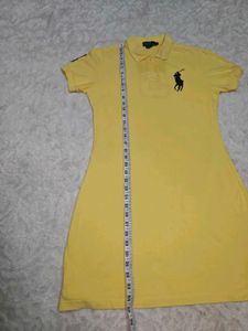 Yellow Ralph Lauren Polo Shirt Dress