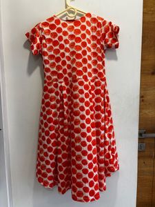 Orange Detailing Dress