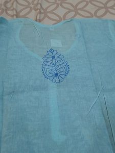 CHICKEN KARI BLUE KURTHI