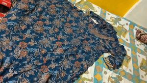 Floral Print Anarkali Kurta
