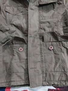 Men's Hooded Military Style Jacket