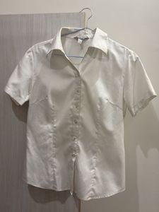 Classic White Striped fitted Shirt