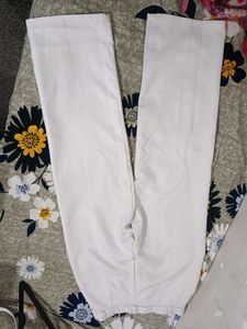 Chic Wide Leg korean White Pants