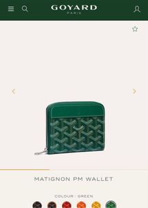 Goyard Matignon PM Wallet