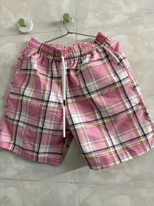 Pink Plaid Two-Piece Set