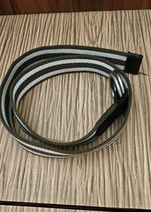 Striped Canvas Belt