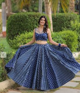 Elegant Blue Printed Kurta Set