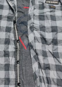 Shirt Casual Wear With Attached Tshirt