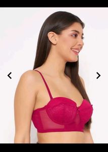 Solid Padded Full Cup Underwired Balconette Bra