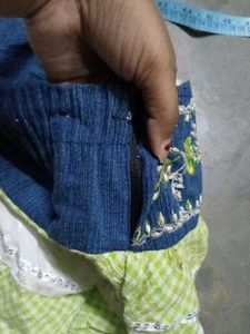 Boho Embroidered Baby Skirt n Jacket