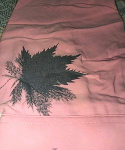Men's Pink Leaf Print Shirt