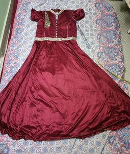Maroon Gown