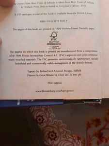 1st edition Deathly hallows
