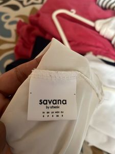 Savanna printed crop top