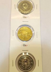 Set of 3 UNC Foreign Coins For Sale
