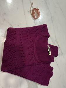 Purple Knit Sweater