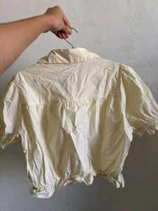 Cute Cream Puff Sleeve Blouse