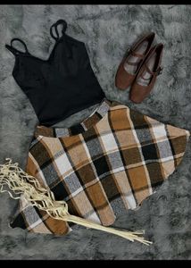 Plaid Mini Skirt