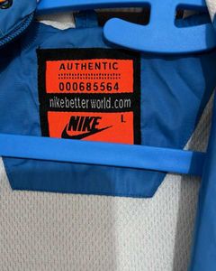 Blue Nike Windbreaker Jacket