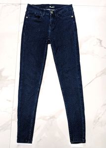 Classic Polka Dot Skinny Jeans