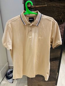 BOSS Beige Polo Shirt