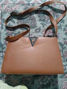 Classic Brown Shoulder Bag