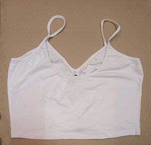 White Bralette Top