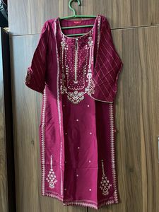 Elegant Embroidered Kurta Set