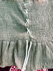 Smocked Ruffle Cami Top