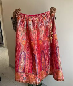 Vibrant Ethnic Lehenga Skirt with Dupatta