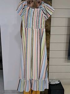 Striped Maxi Dress