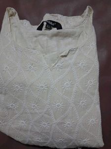 Embroidered Chikankari Dress Material XXL