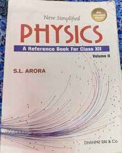 New Simplified Physics Class XII Vol II