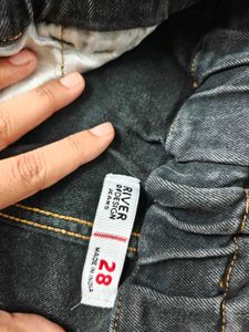 Stylish Washed Denim Jeans