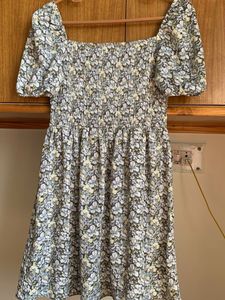 Charming Floral Smocked Dress