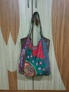 Desigual Patchwork Shoulder Bag