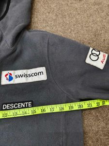 Grey Fleece Jacket with Sponsor Logos