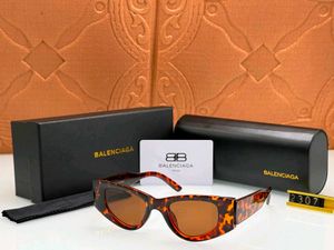 Balenciaga White Cat-Eye Sunglasses