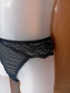 Lace Trim Bikini Briefs