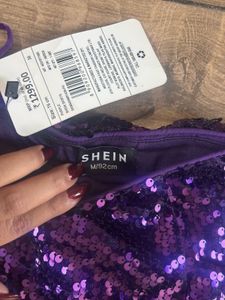 Shein Sequin Mini Skirt