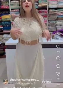 NEW Cream Satin Crop Top &amp; Skirt Set