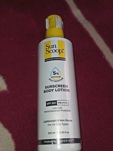 Sun Scoop Sunscreen Body Lotion SPF 50+