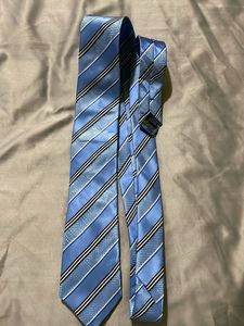 Classic Blue Striped Men's Tie